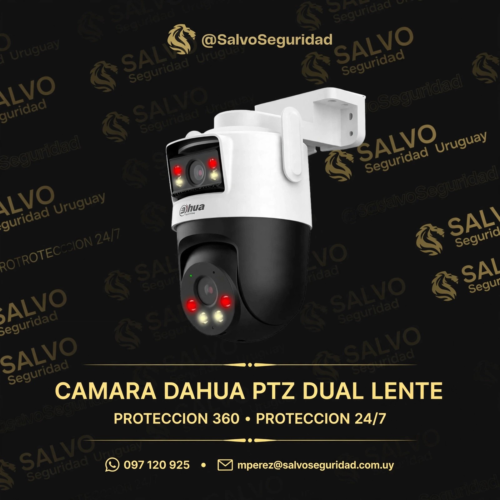 Cámara Dahua PTZ de doble lente
