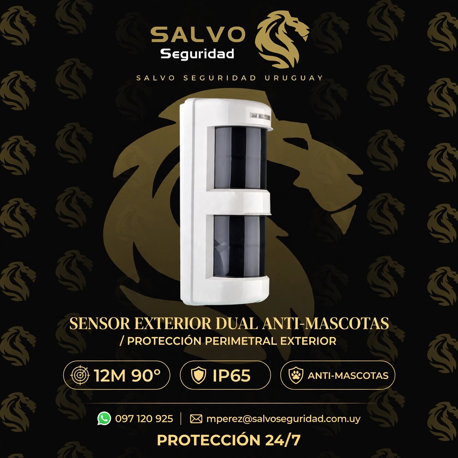 Sensor de movimiento para exterior